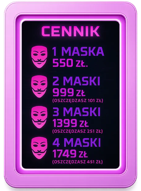 Cennik masek silikonowych